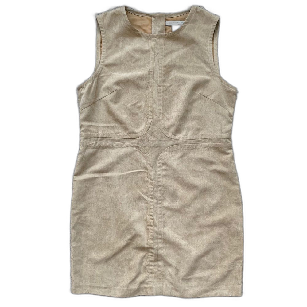 Vegan suede Vintage mini dress
